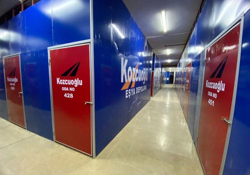 Kiralık eşya deposu ve oda tipi saklama