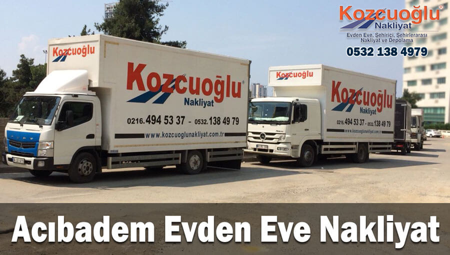 Acıbadem evden eve nakliyat İstanbul acıbadem nakliyat fiyarları Acıbadem ev taşıma firması