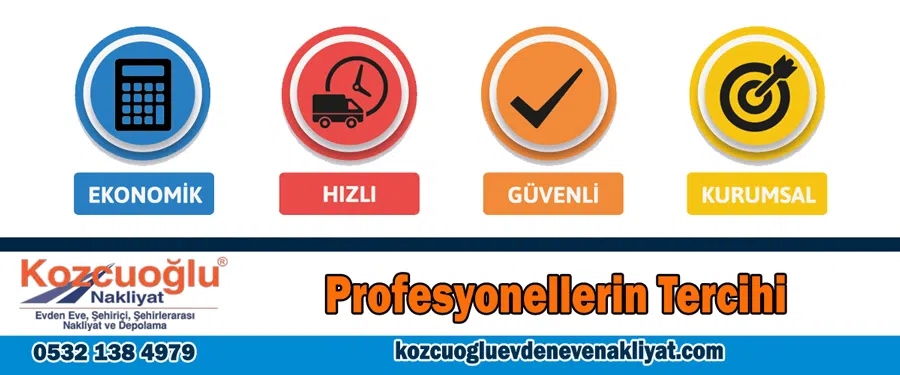 Profesyonellerin tercihi Kozcuoğlu nakliyat ekonomik hızlı güvenli Bireysel Taşımacılık Firması