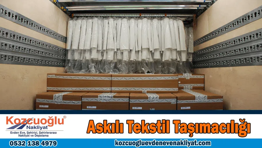 Askılı tekstil taşımacılığı İstanbul askılı tekstil taşımak