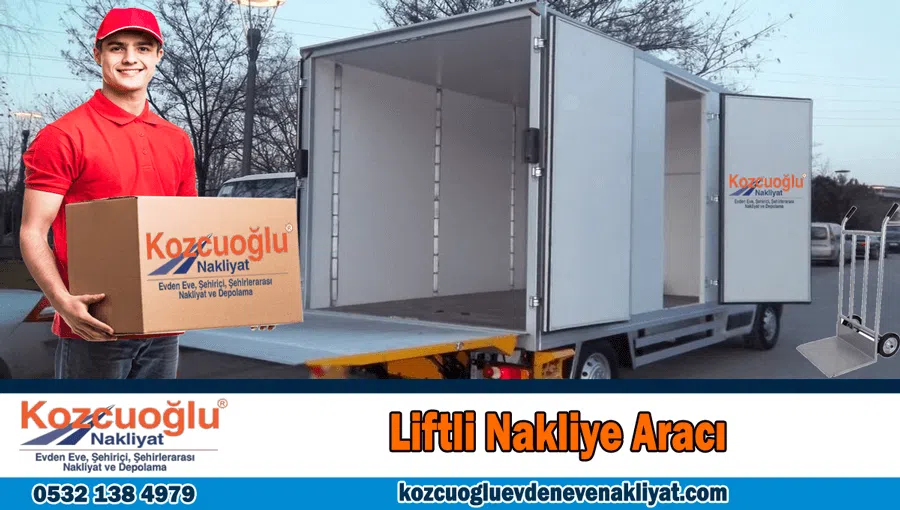 Liftli nakliye aracı İstanbul liftli kamyon liftli kamyonet aracı kiralama