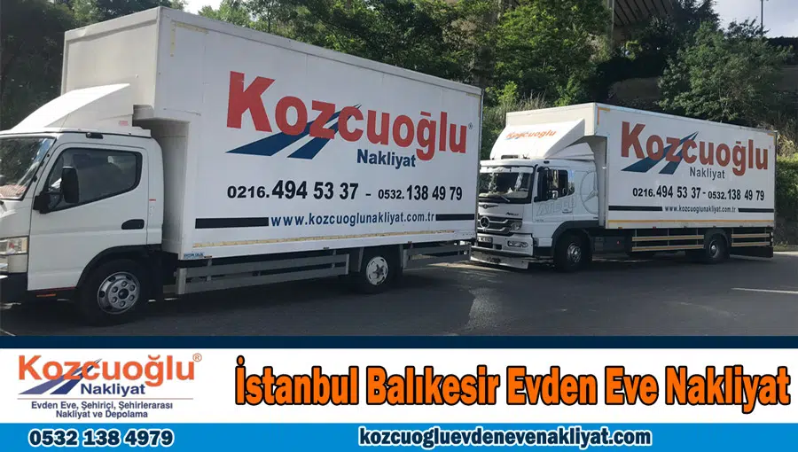 İstanbul Balıkesir evden eve nakliyat İstanbul Balıkesir nakliyat firması